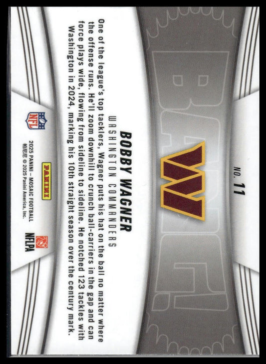 2025 Panini Mosaic #11 Bobby Wagner Bang!