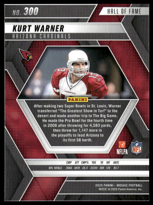 2025 Panini Mosaic #300 Kurt Warner