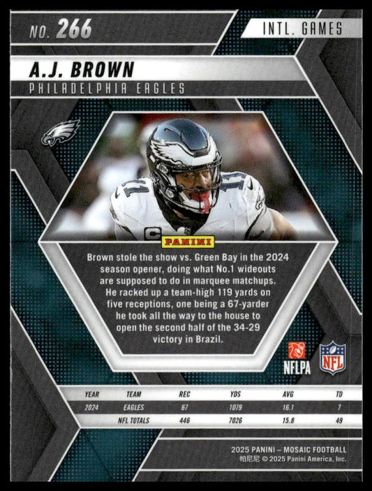 2025 Panini Mosaic #266 A.J. Brown