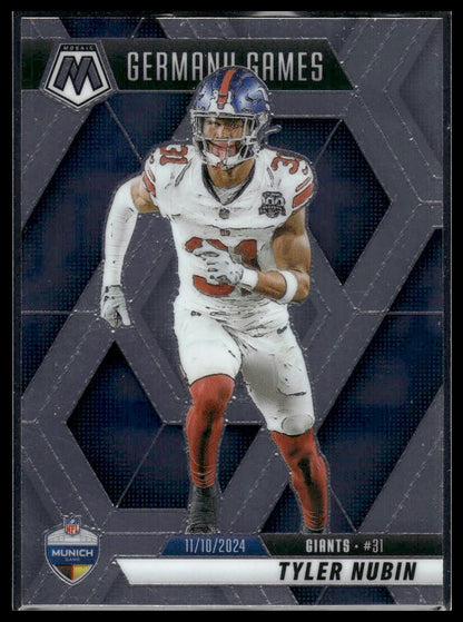 2025 Panini Mosaic #261 Tyler Nubin