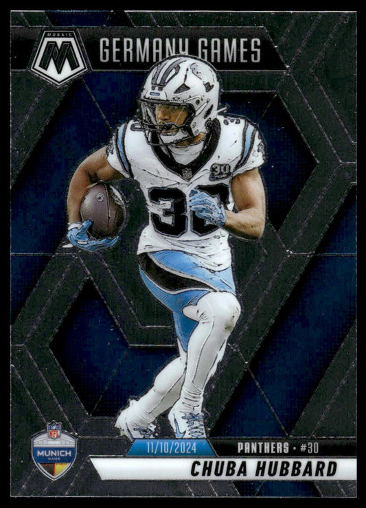 2025 Panini Mosaic #260 Chuba Hubbard