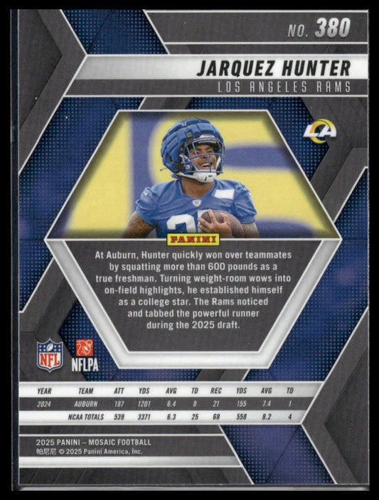 2025 Panini Mosaic #380 Jarquez Hunter