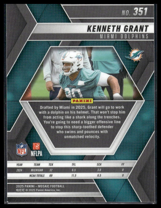 2025 Panini Mosaic #351 Kenneth Grant