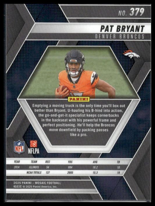 2025 Panini Mosaic #379 Pat Bryant