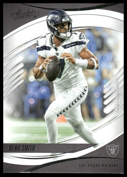 2025 Panini Absolute #90 Geno Smith Purple