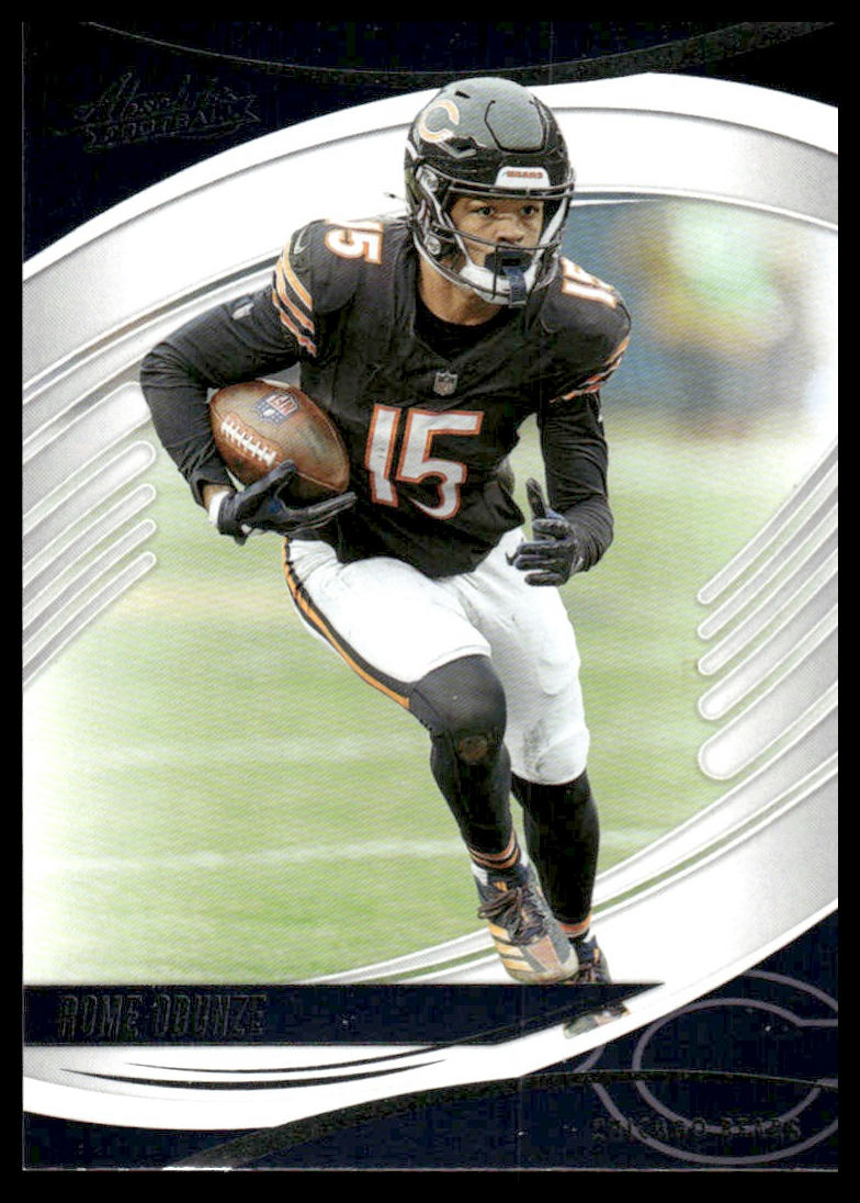2025 Panini Absolute #72 Rome Odunze Blue