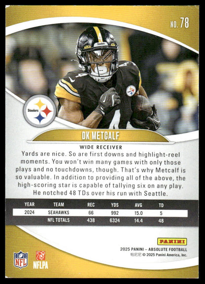 2025 Panini Absolute #78 DK Metcalf Retail