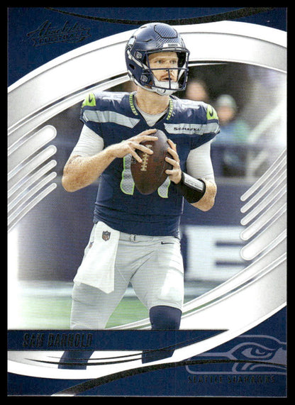 2025 Panini Absolute #8 Sam Darnold Orange