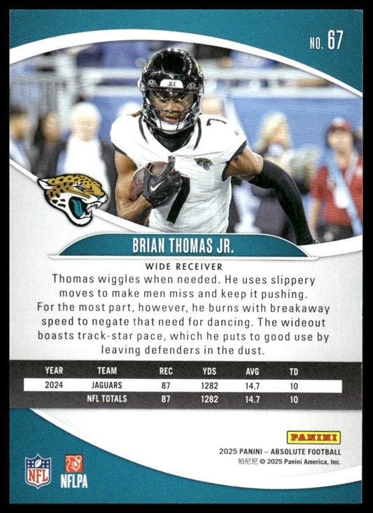 2025 Panini Absolute #67 Brian Thomas Jr. Retail