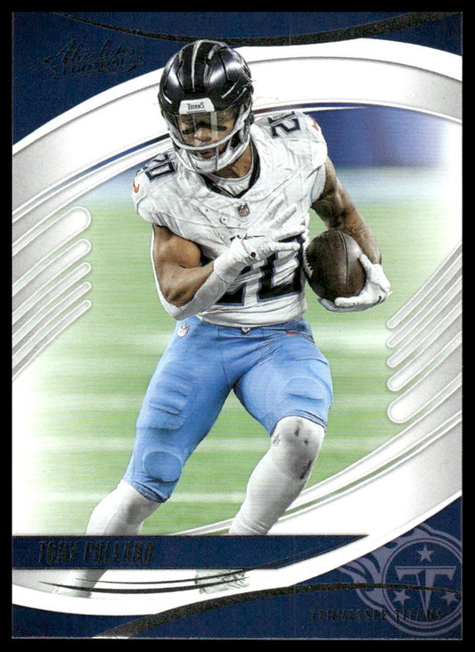2025 Panini Absolute #89 Tony Pollard Red