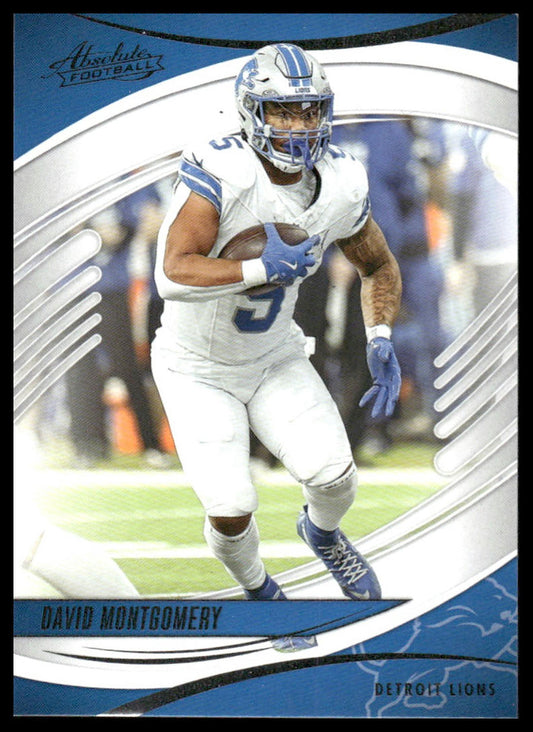 2025 Panini Absolute #16 David Montgomery Yellow