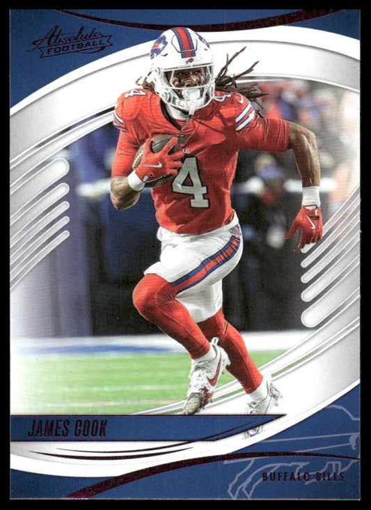 2025 Panini Absolute #76 James Cook Blue