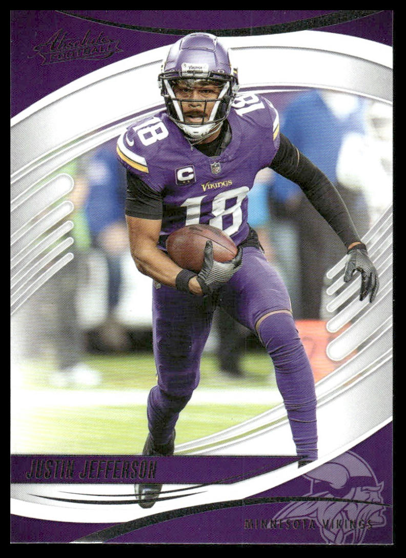 2025 Panini Absolute #5 Justin Jefferson Blue