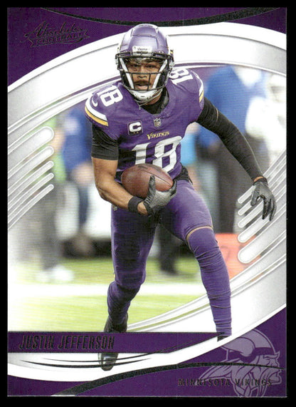 2025 Panini Absolute #5 Justin Jefferson Blue