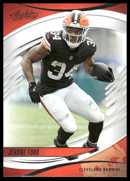2025 Panini Absolute #82 Jerome Ford Yellow