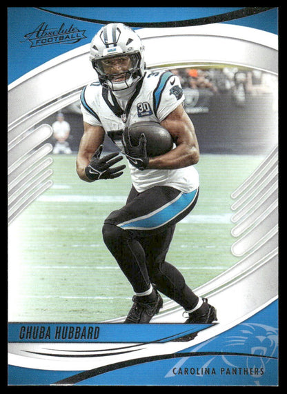 2025 Panini Absolute #15 Chuba Hubbard Purple