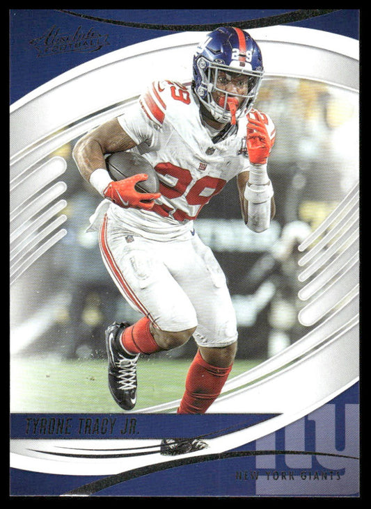 2025 Panini Absolute #96 Tyrone Tracy Jr. Yellow