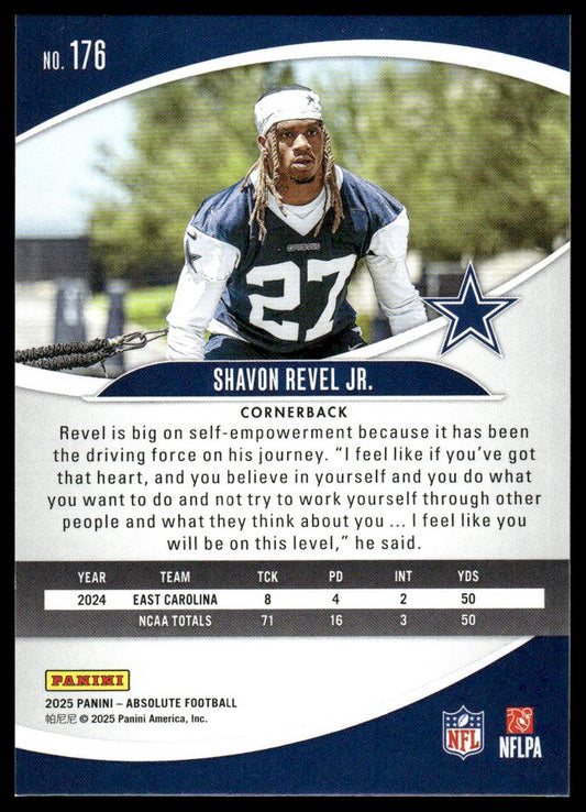 2025 Panini Absolute #176 Shavon Revel Jr. Yellow