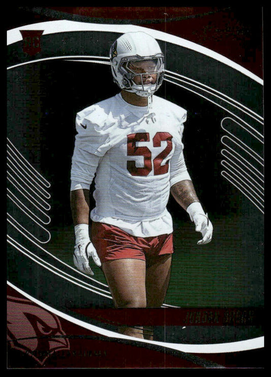 2025 Panini Absolute #143 Jordan Burch Red, White and Blue Kaleidoscope
