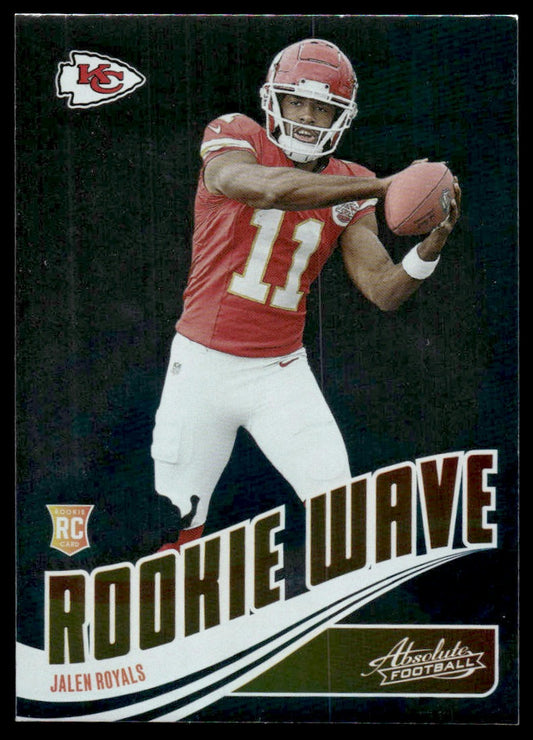2025 Panini Absolute #RW-JRS Jalen Royals Rookie Wave