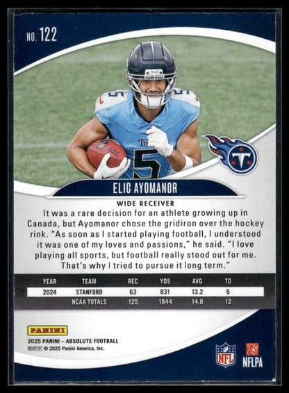 2025 Panini Absolute #122 Elic Ayomanor Retail