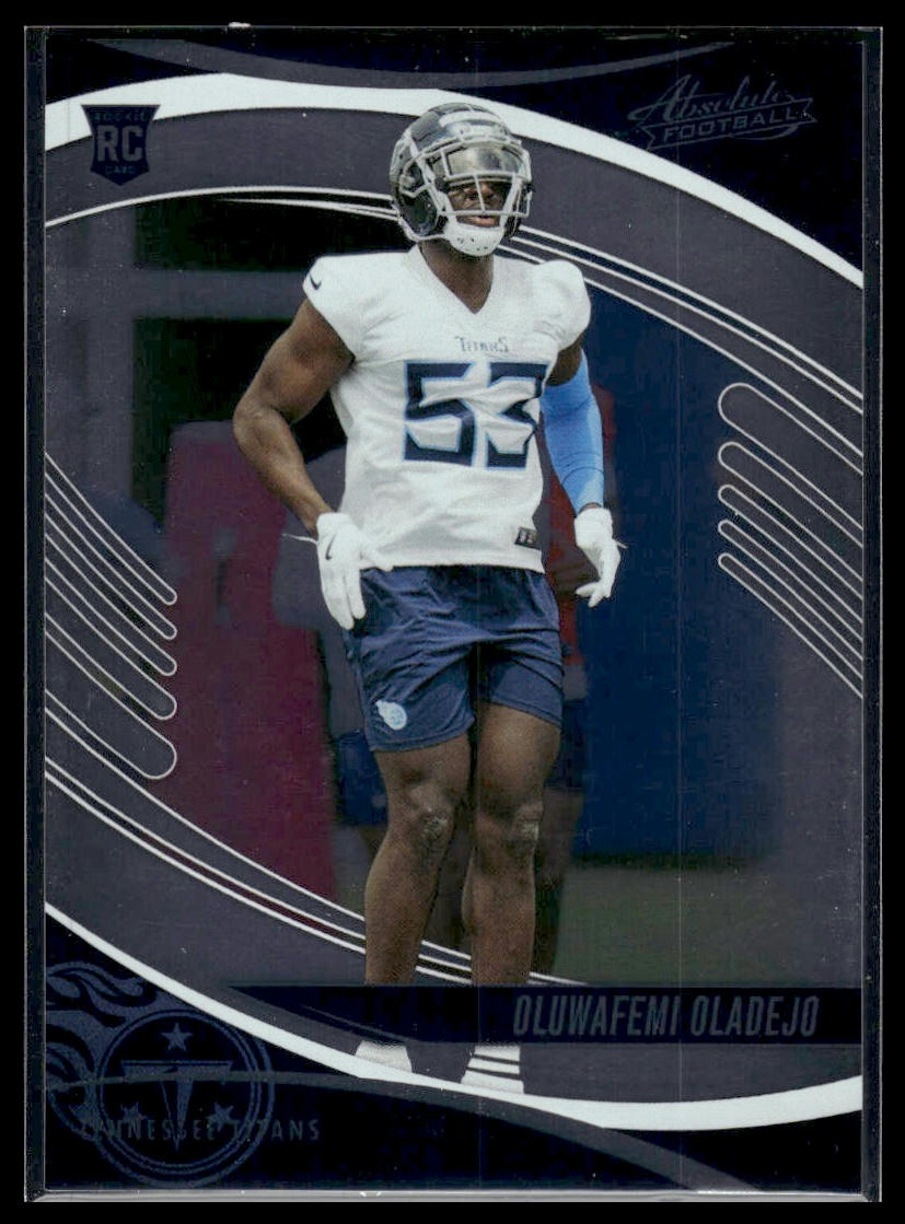 2025 Panini Absolute #165 Oluwafemi Oladejo Blue