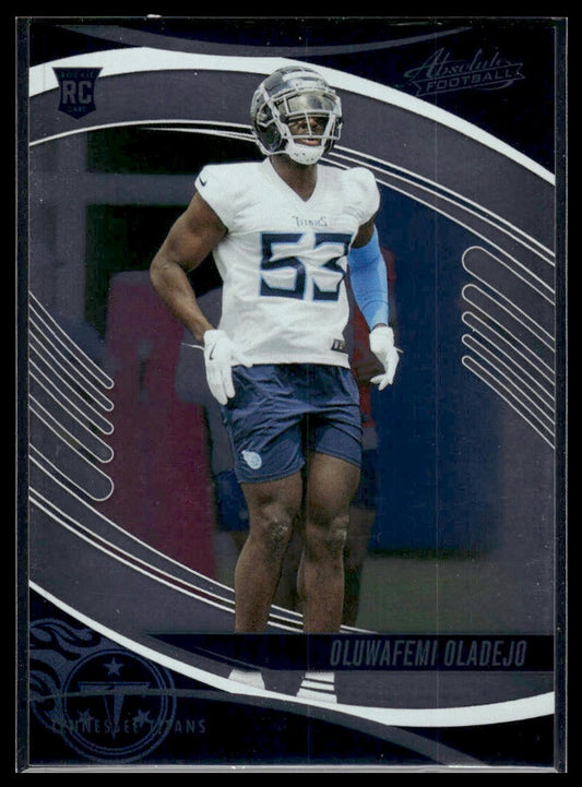 2025 Panini Absolute #165 Oluwafemi Oladejo Blue
