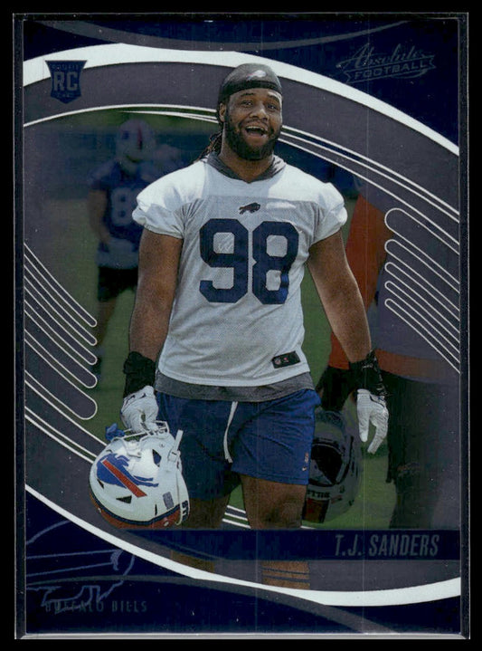 2025 Panini Absolute #180 T.J. Sanders Purple