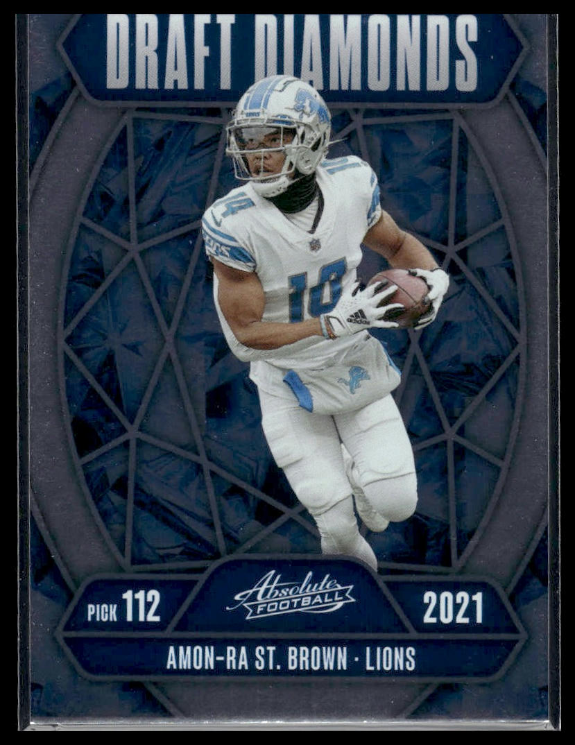 2025 Panini Absolute #DD-ASB Amon-Ra St. Brown Draft Diamonds