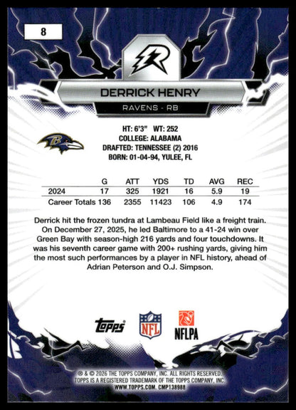2025 Topps Resurgence #8 Derrick Henry