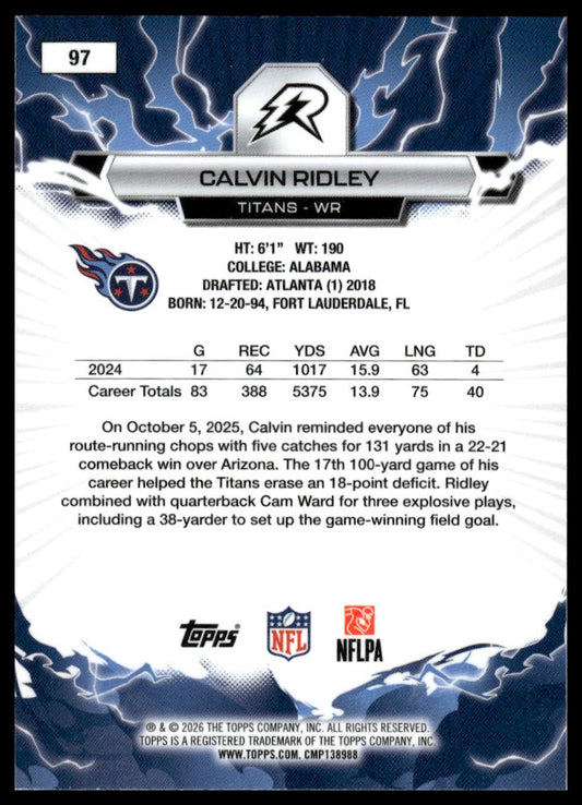 2025 Topps Resurgence #97 Calvin Ridley