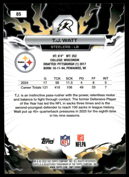 2025 Topps Resurgence #85 T.J. Watt