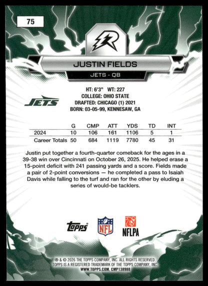 2025 Topps Resurgence #75 Justin Fields