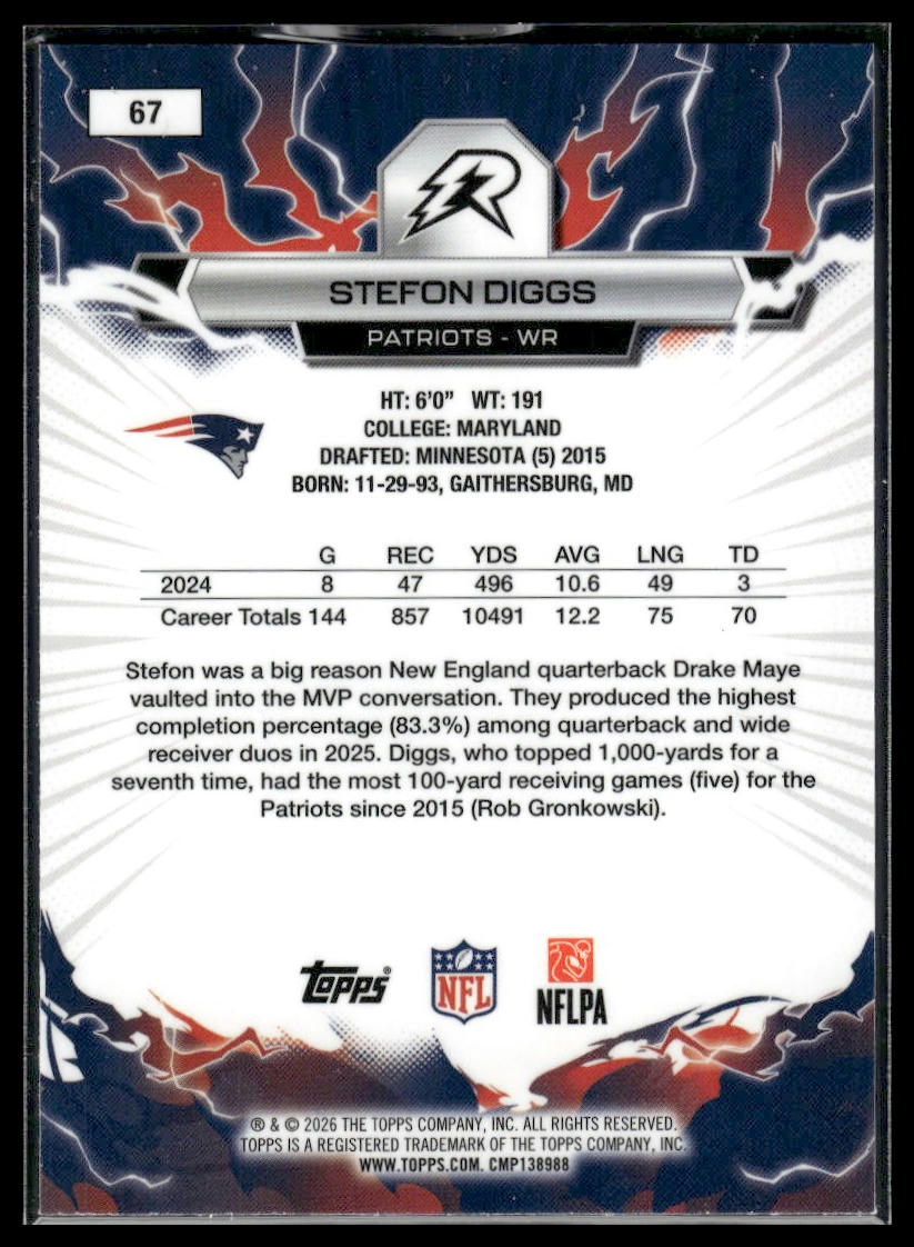 2025 Topps Resurgence #67 Stefon Diggs