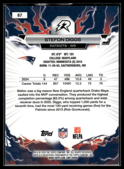2025 Topps Resurgence #67 Stefon Diggs