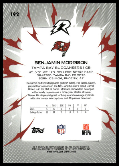 2025 Topps Resurgence #192 Benjamin Morrison