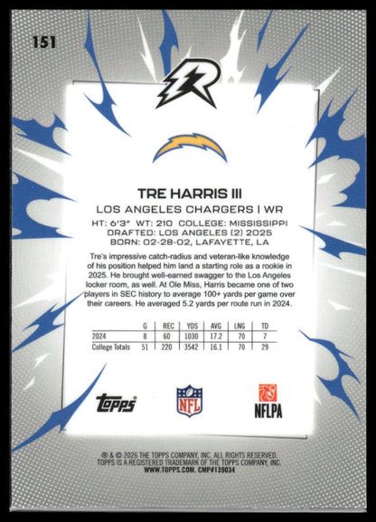 2025 Topps Resurgence #151 Tre Harris III