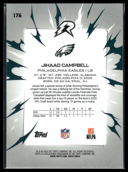 2025 Topps Resurgence #176 Jihaad Campbell