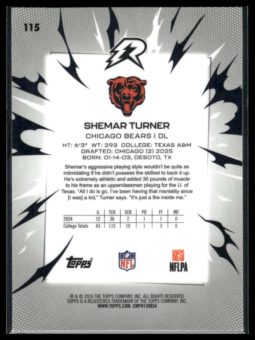 2025 Topps Resurgence #115 Shemar Turner