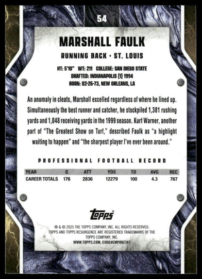 2024 Topps Resurgence #54 Marshall Faulk