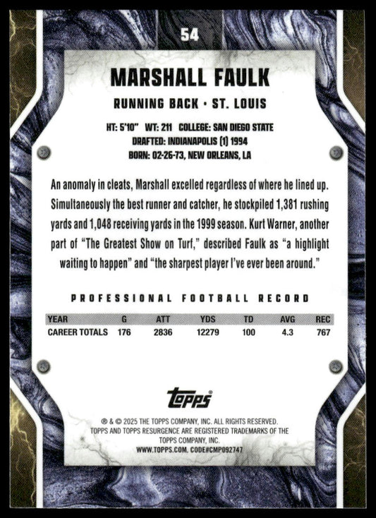2024 Topps Resurgence #54 Marshall Faulk