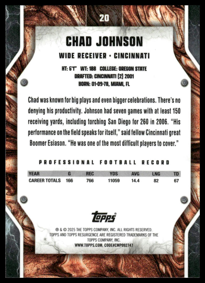 2024 Topps Resurgence #20 Chad Johnson