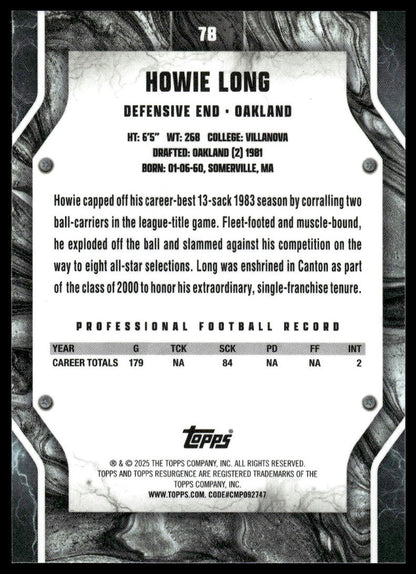 2024 Topps Resurgence #78 Howie Long
