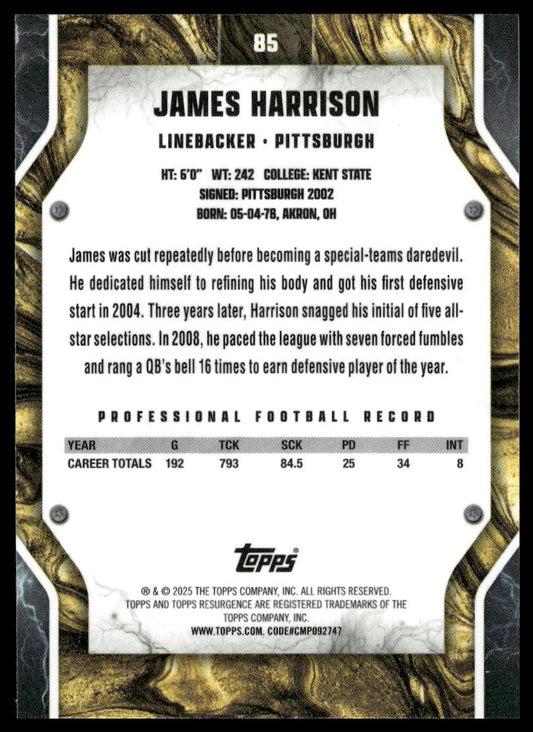2024 Topps Resurgence #85 James Harrison