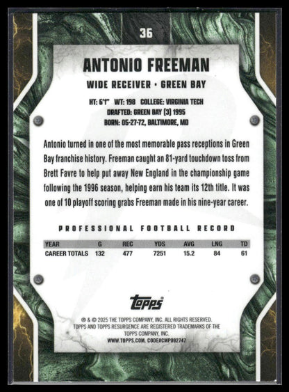 2024 Topps Resurgence #36 Antonio Freeman Refractor