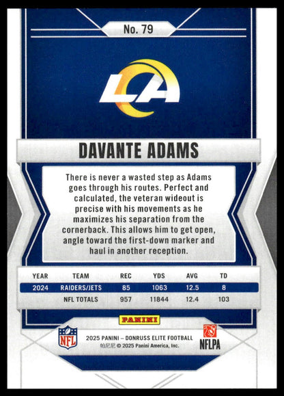2025 Panini Donruss Elite Football #79 Davante Adams