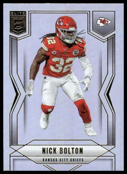 2025 Donruss Elite #80 Nick Bolton Aspirations Lime Green #/999