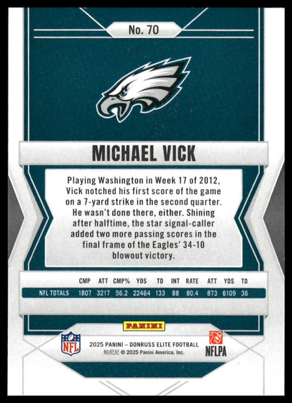 2025 Donruss Elite #70 Michael Vick Pink