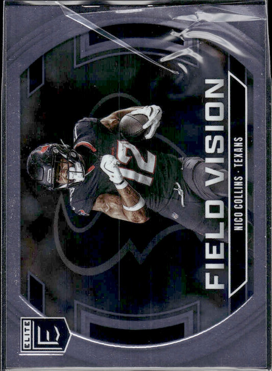 2025 Panini Donruss Elite Football #3 Nico Collins Field Vision