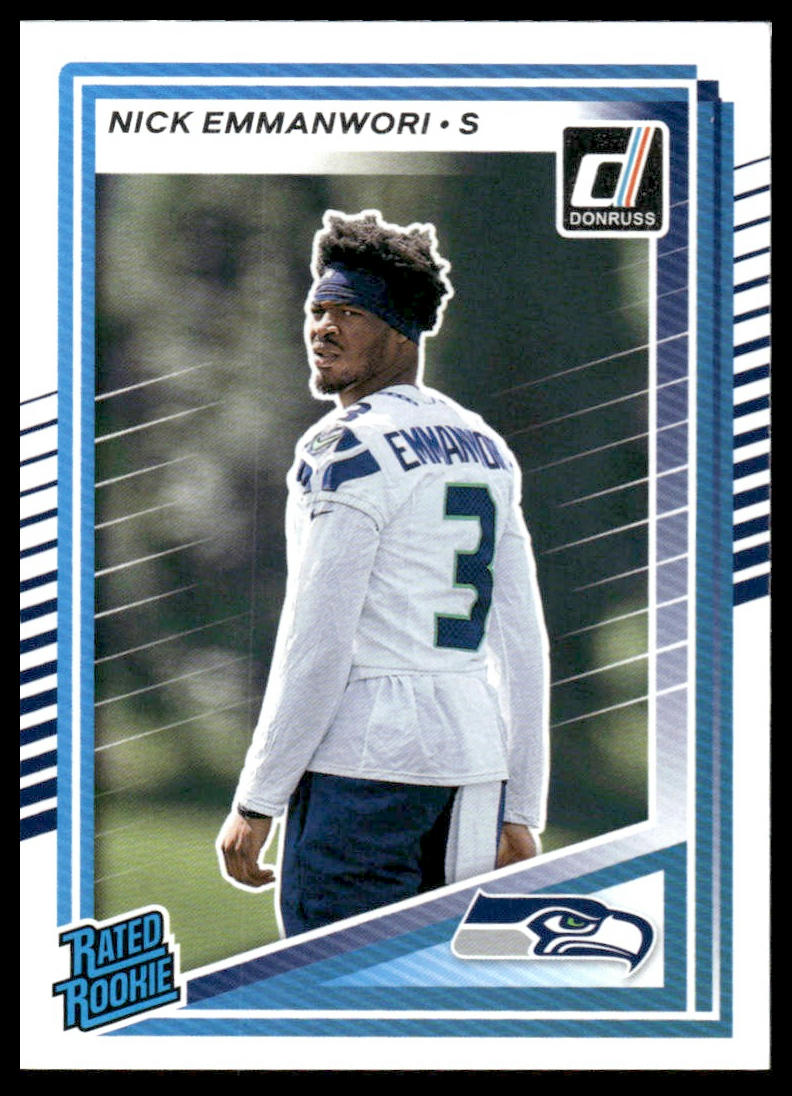 Nick Emmanwori 2025 Donruss #348 Press Proofs Yellow RC